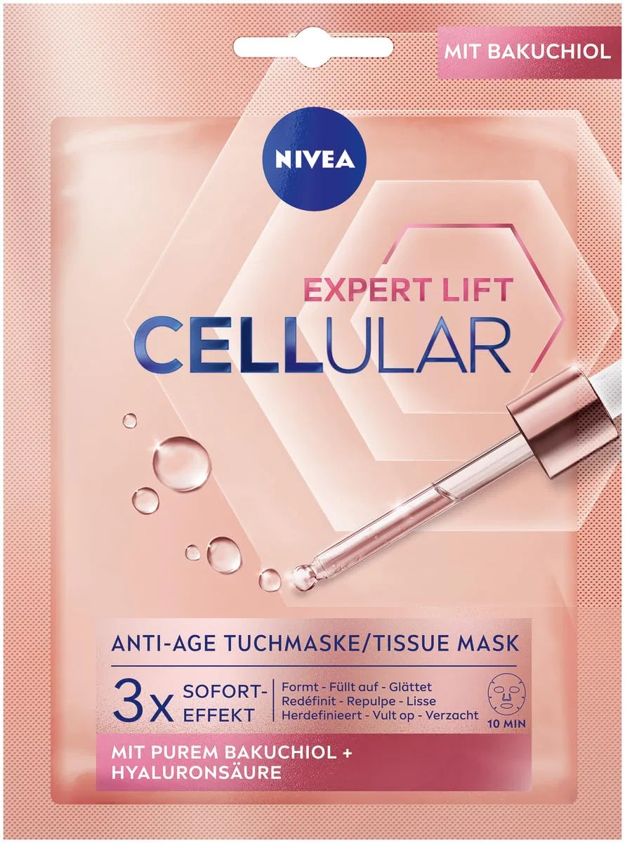 Антивозрастная тканевая маска «Cellular Expert Lift» от NIVEA Nivea, White