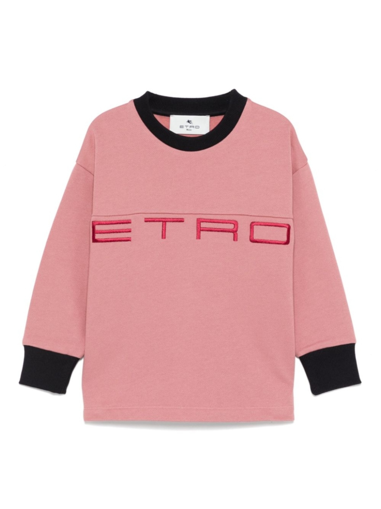 

ETRO KIDS толстовка с вышитым логотипом, розовый