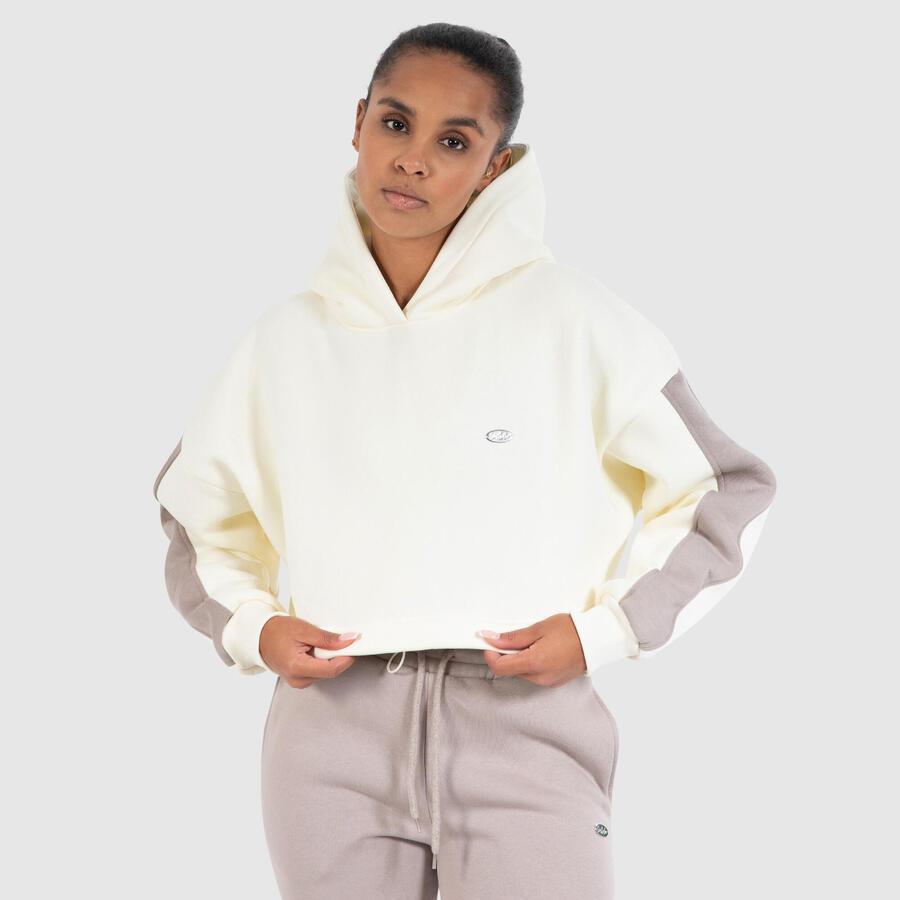 

SMILODOX Женская укороченная толстовка с капюшоном Amaya Cream