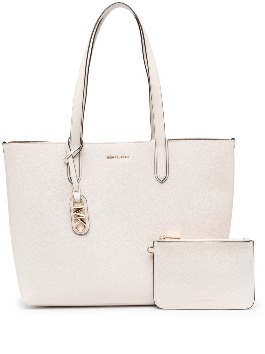 

Michael Michael Kors большая двусторонняя сумка-тоут Eliza, нейтральный цвет