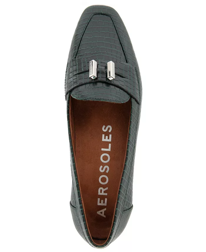 Женские лоферы Paulette Tailored Aerosoles, зеленый — фото 4