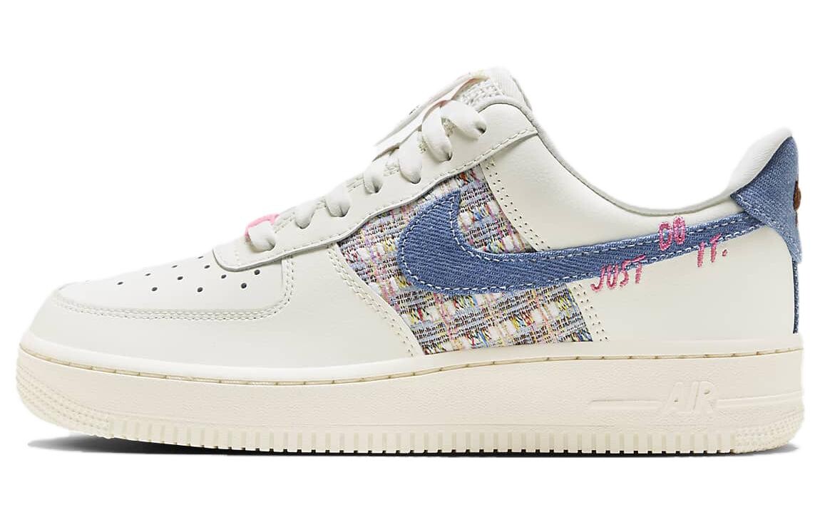 

Джинсовая букле с галочкой Nike Air Force 1 Low '07 LX JUST DO IT (женские)
