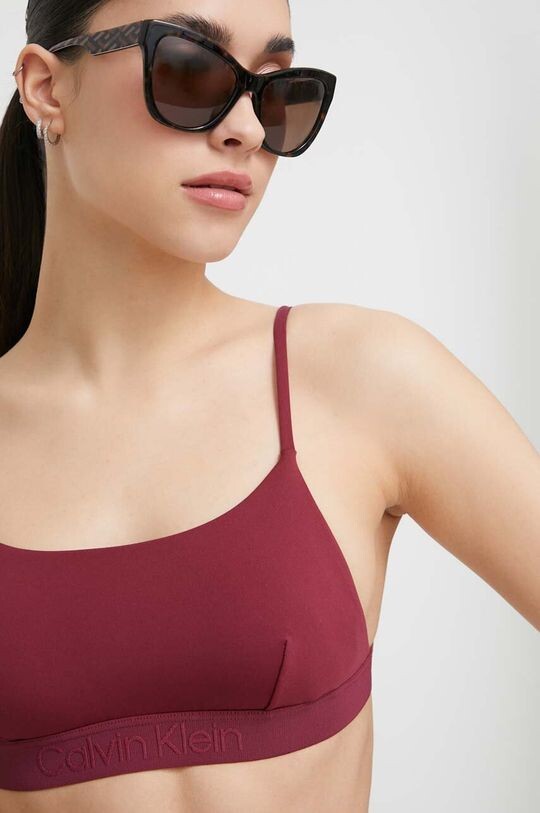 

Плавательный бюстгальтер Calvin Klein, бордовый