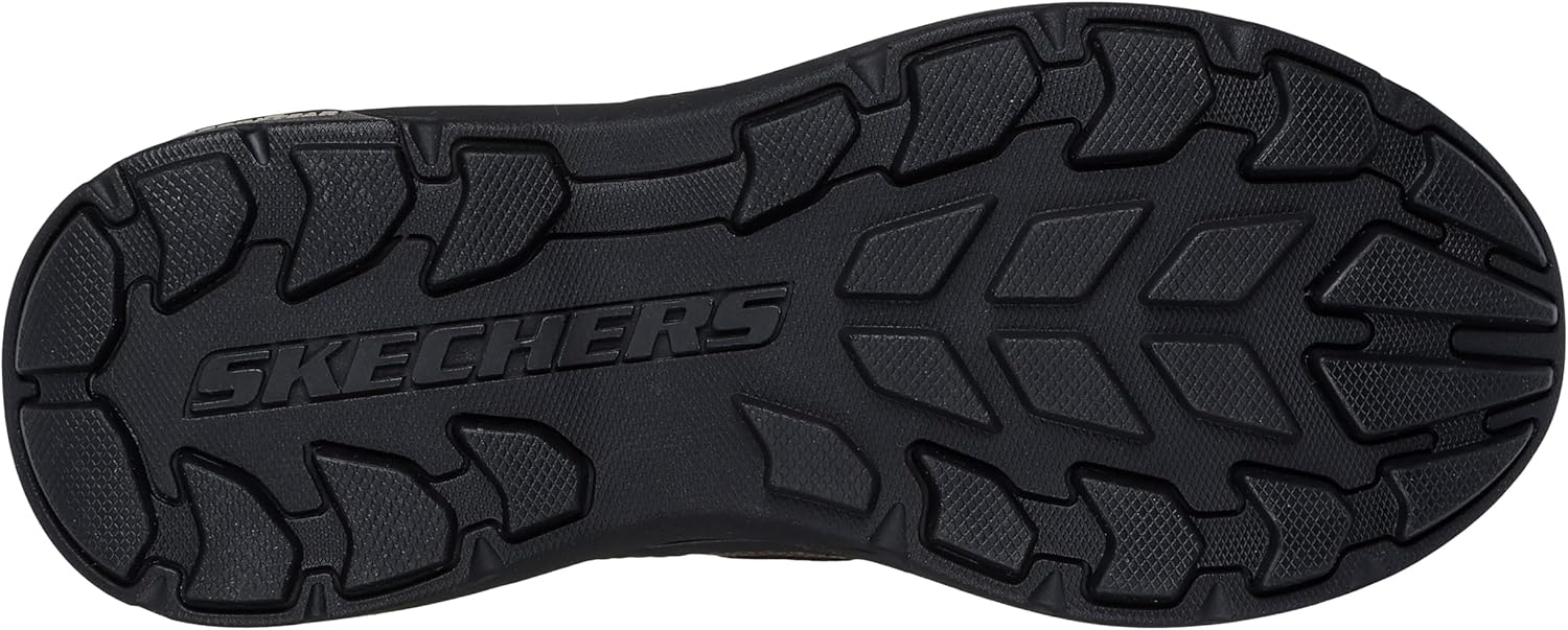 Мужские лоферы Skechers USA Pollard-Osgood с мысом-мокасином, коричневый — фото 2