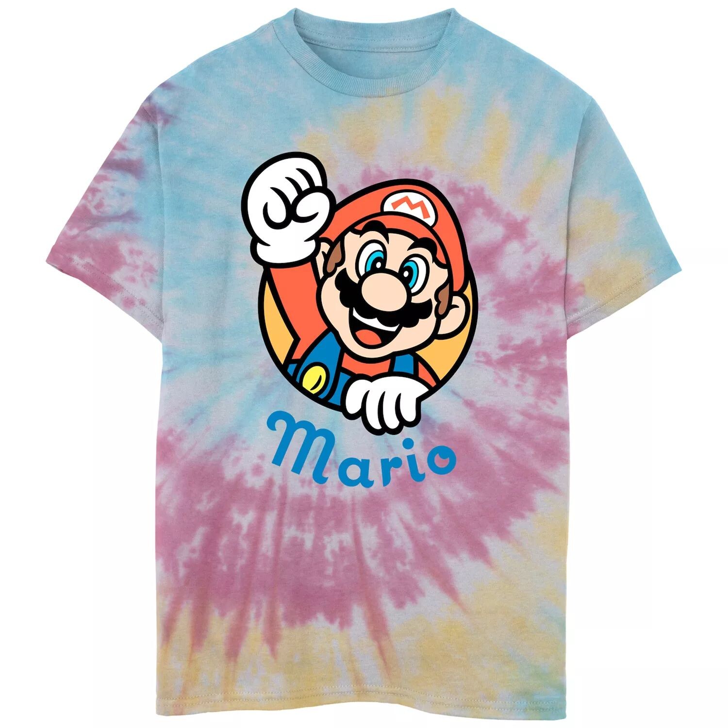 

Футболка Nintendo Mario Bros Heart Tie Dye для мальчиков 8–20 лет Nintendo