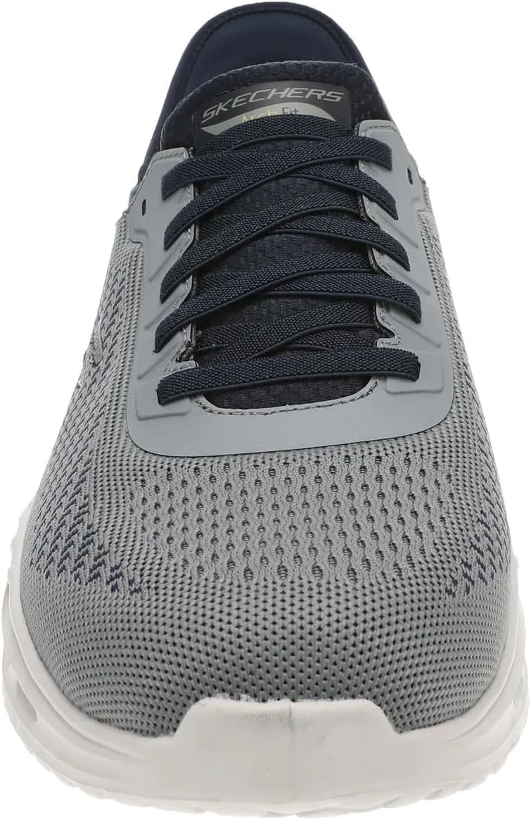Мужские кроссовки Skechers Arch Fit Orvan Drex, серый/темно-синий — фото 4