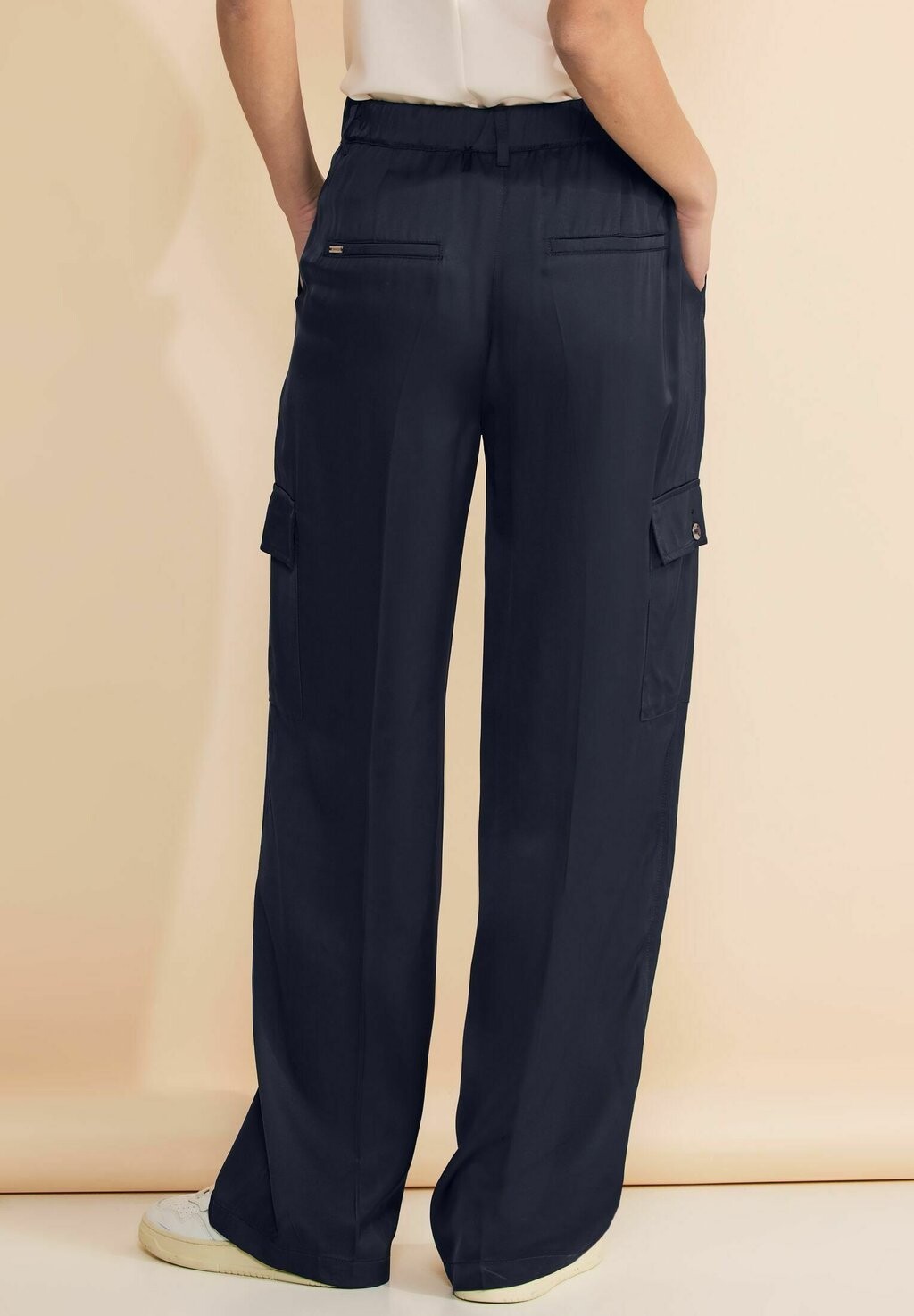 

Брюки-карго CASUAL FIT Street One, темно-синий