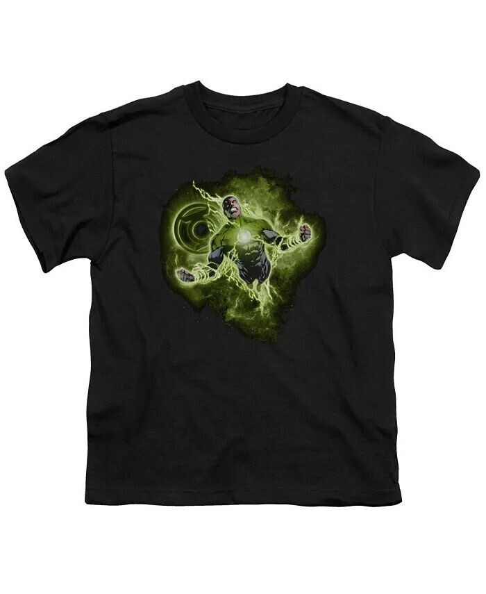 

Футболка с коротким рукавом для мальчиков Lantern Nebula Green Lantern, черный