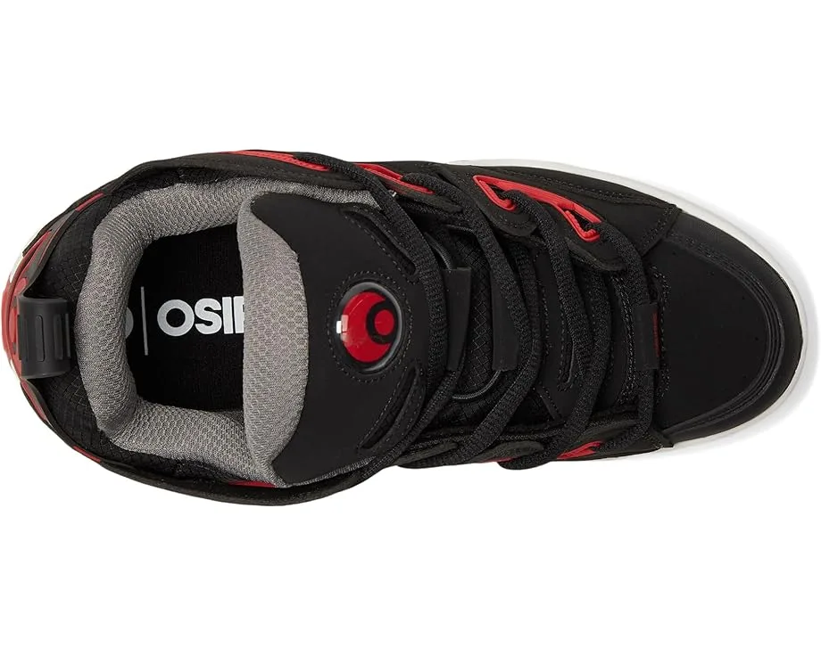 Кроссовки Osiris D3 E, Black/Charcoal/Red — фото 2