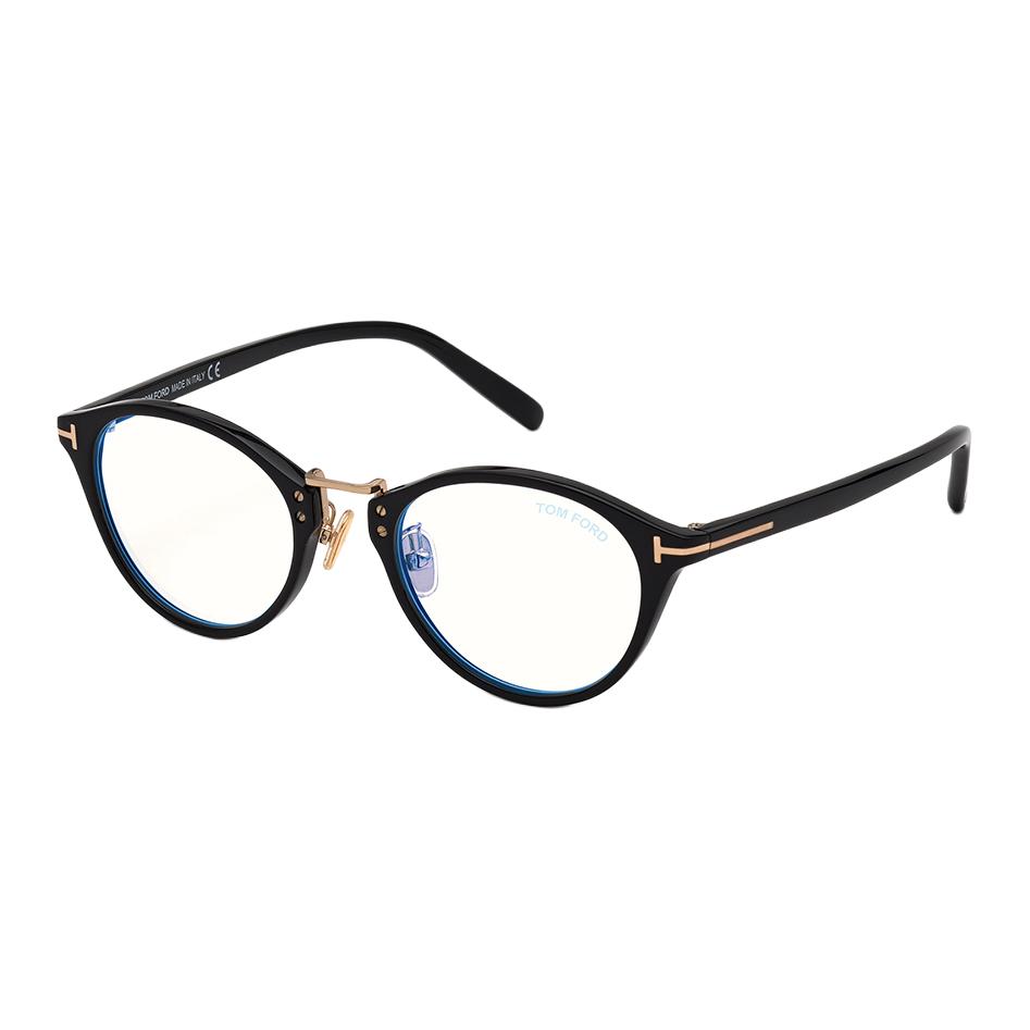 

TOM FORD Овальная оправа для очков TF Plate Frame унисекс черная, Black