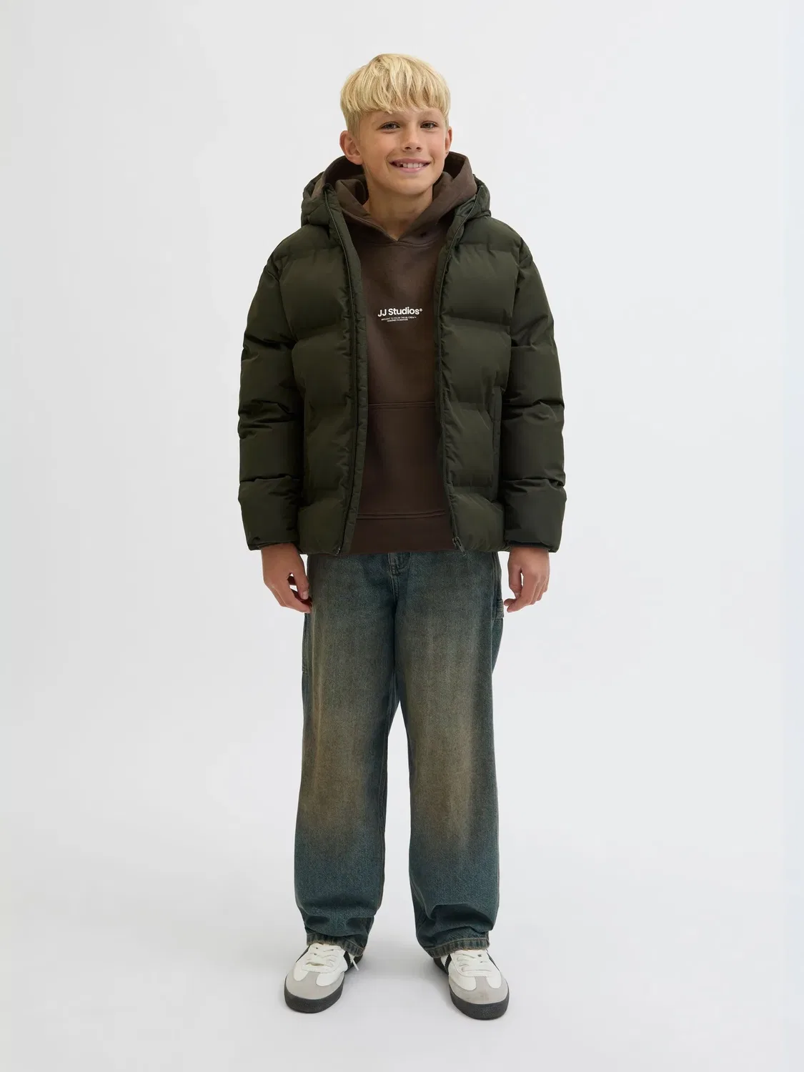 Капюшон худи JACK & JONES Junior, делисиозо — фото 4
