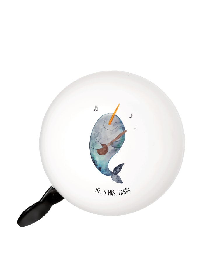 

Mr. & Mrs. Panda Велосипедный звонок, гитара в виде нарвала без слогана, белого цвета