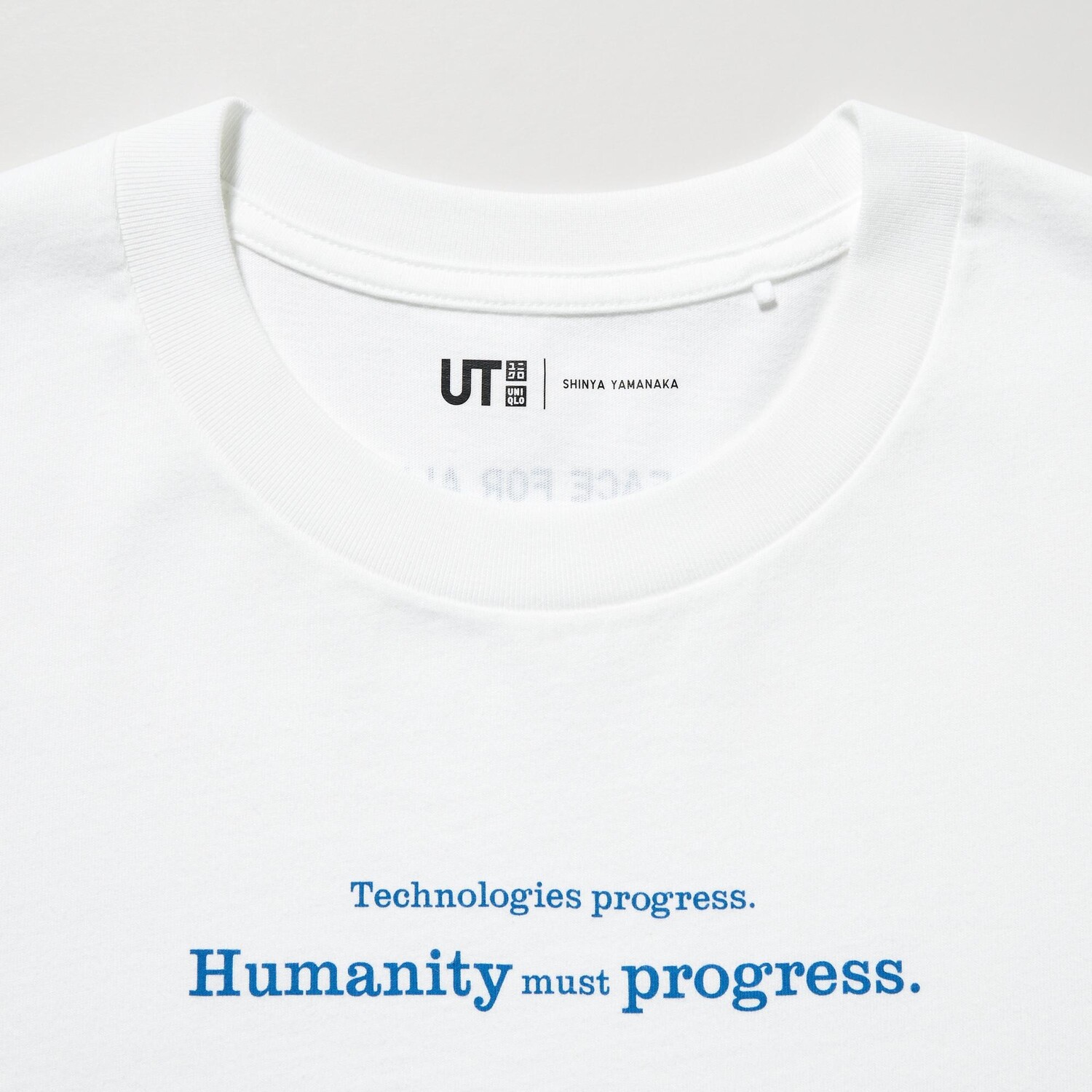 Футболка Peace For All Shinya Yamanaka Uniqlo, белый — фото 4