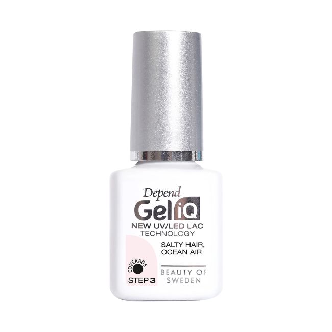 

Гель-Лак для ногтей Gel iq uv/led Depend, цвет salty hair. ocean air, 5 мл