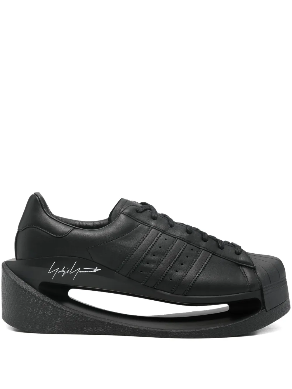 

Кожаные кроссовки на платформе Y-3, черный