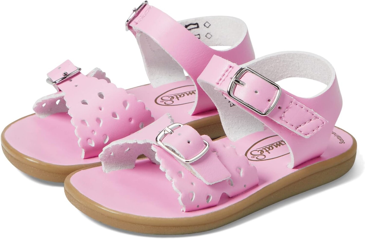 

Сандалии на плоской подошве Eco-Ariel FootMates, цвет Bubblegum Micro