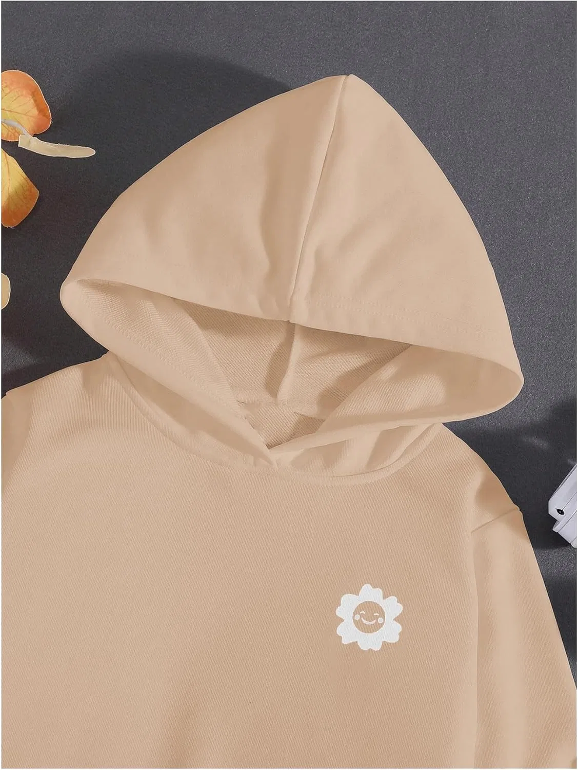 Детская толстовка с принтом COZYEASE, цвет Pure Apricot — фото 3