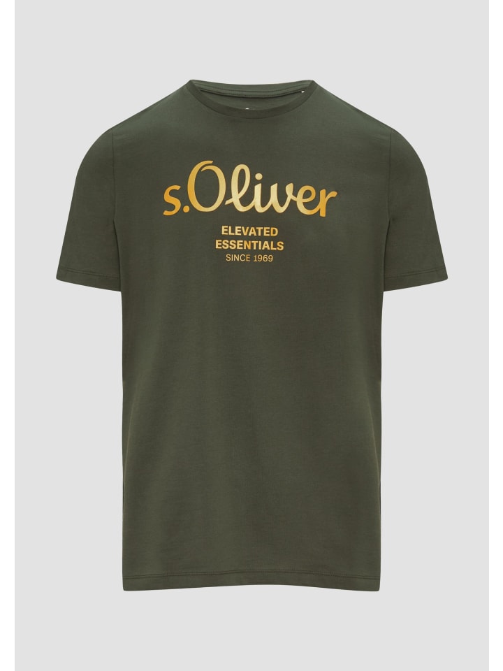 

Футболка цвета 79D2_оливково-зеленый s.Oliver
