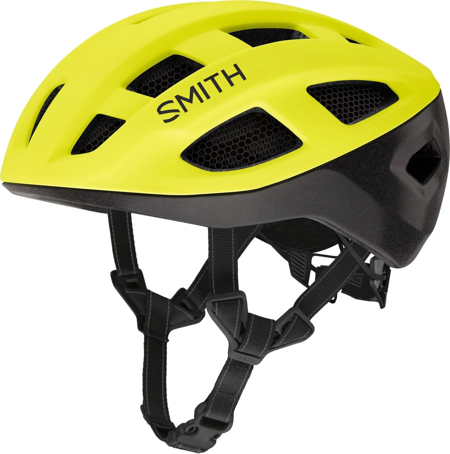 

Трехцветный велосипедный шлем Mips со светоотражающими элементами Smith, Matte Neon Yellow Viz