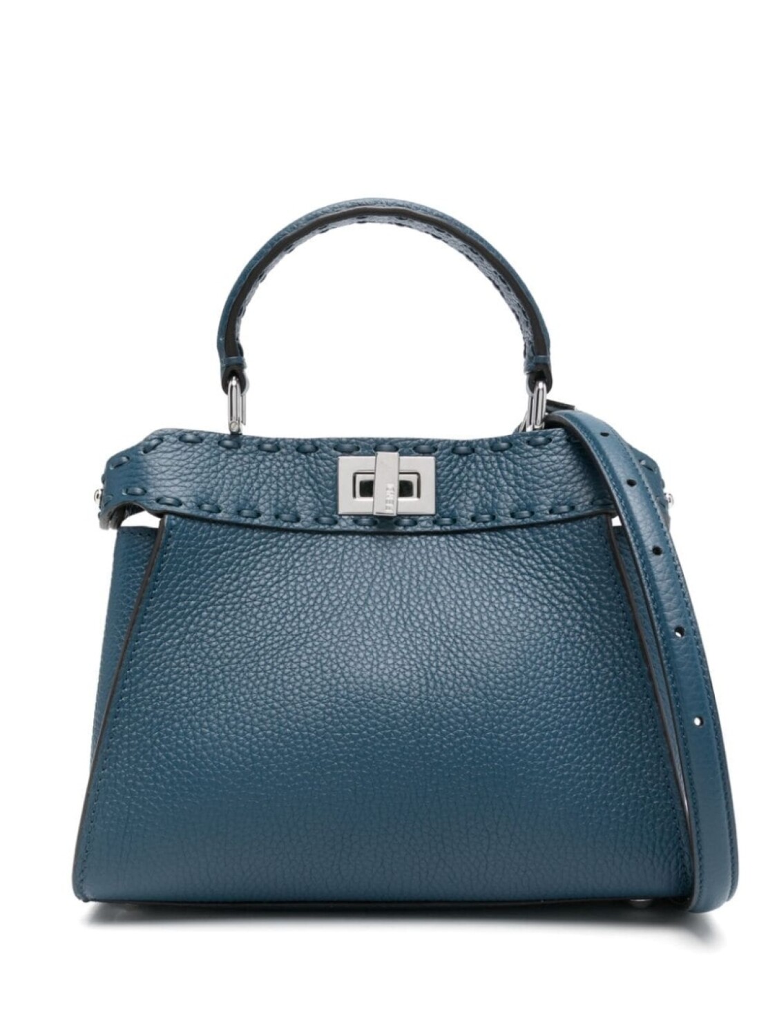 

Маленькая сумка-тоут FENDI Peekaboo, синий