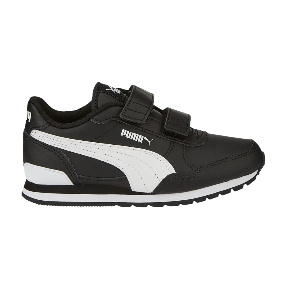 

Кроссовки ST Runner v3 Leather Little Kid Puma, черный