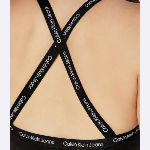 Облегающий топ Calvin Klein, черный — фото 3