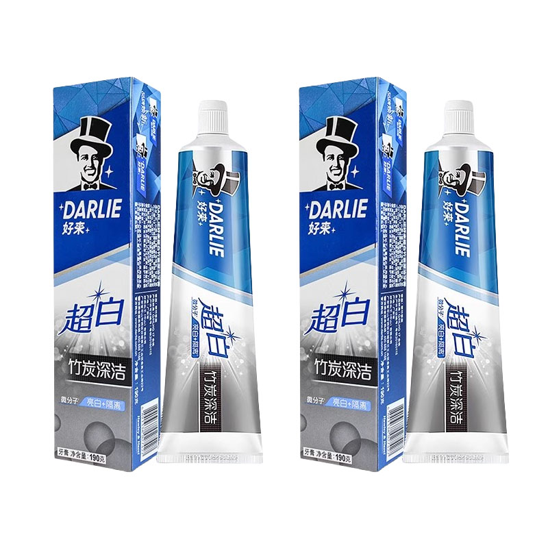 

DARLIE Зубная паста Ultra White с бамбуковым углем для глубокого очищения, лайм-мята, 120 г, 140 г, 190 г