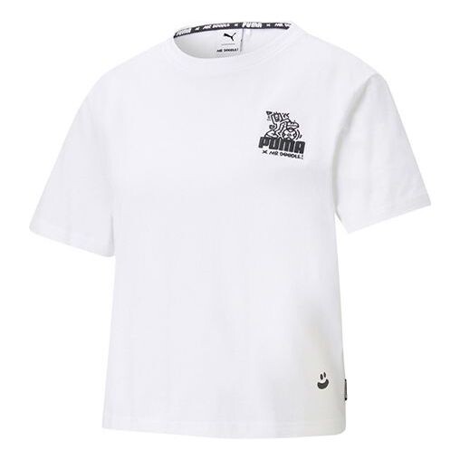 

Футболка x mr doodle printing short sleeve white Puma, белый