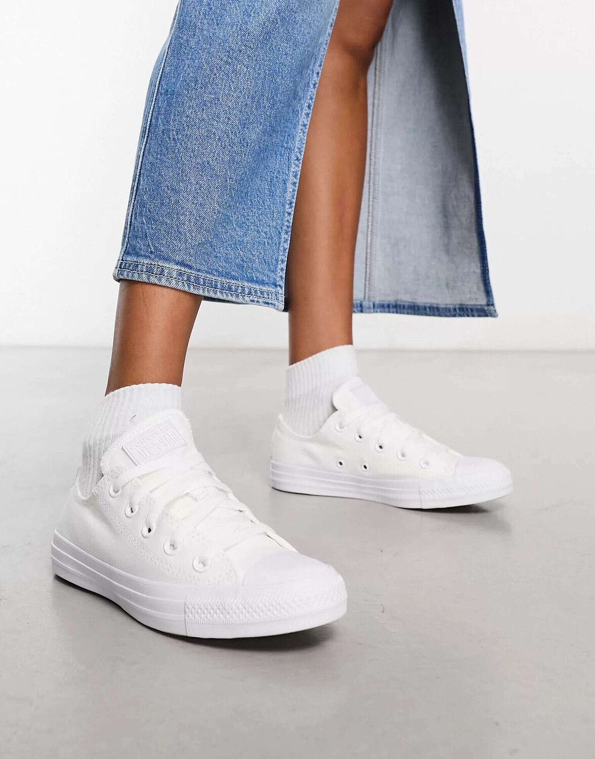Классические белые низкие кеды Converse Chuck Taylor All Star Ox
