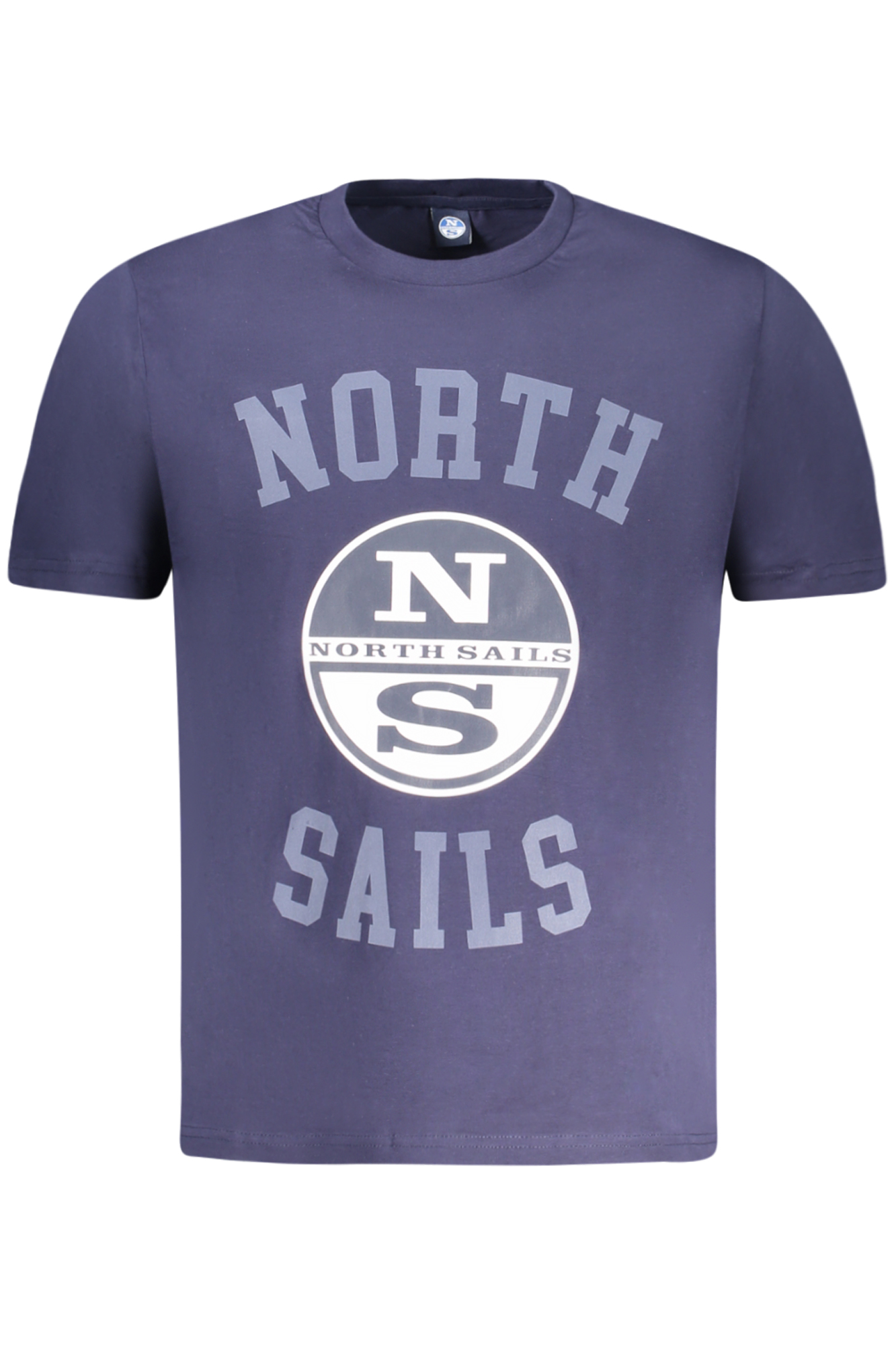

Футболка мужская North Sails хлопковая с принтом и логотипом, синий