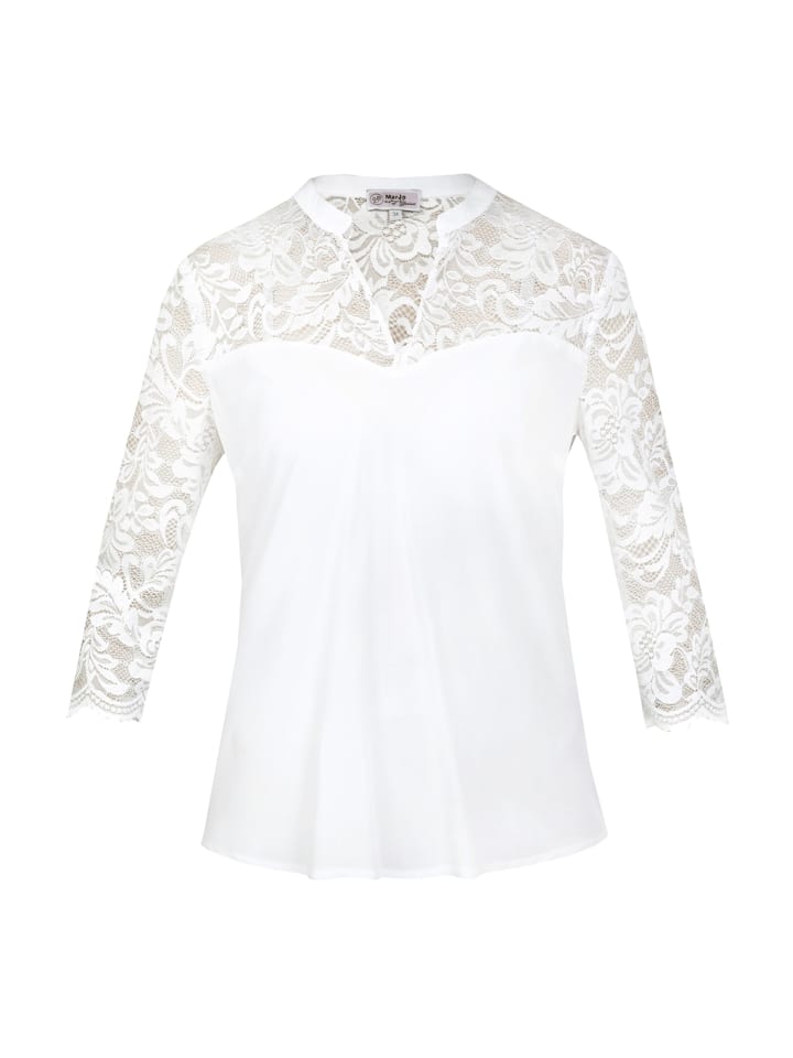 

Традиционная блузка JANINA-MAJARA в оттенке белого MarJo