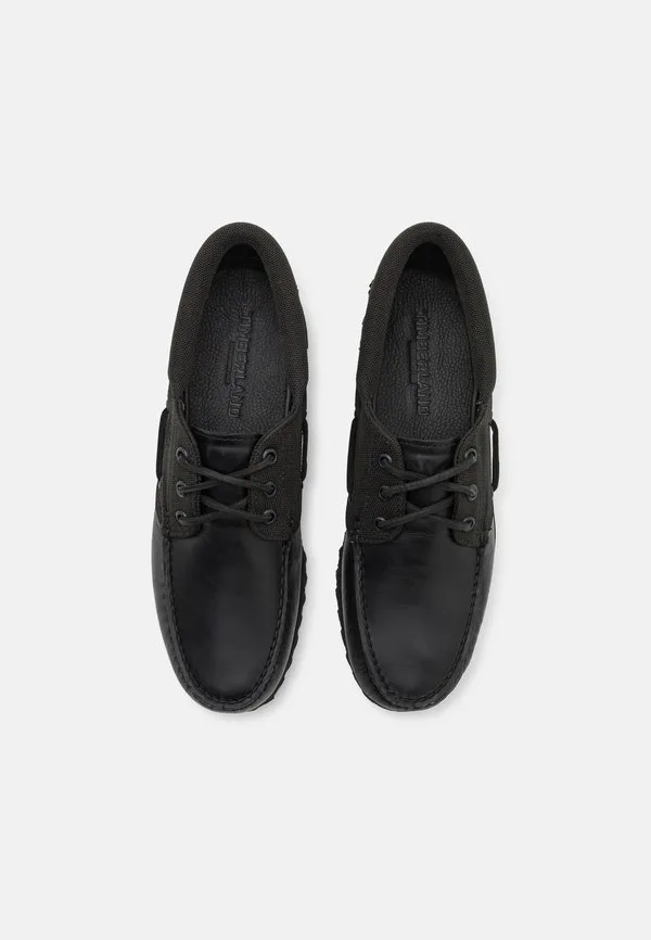 Оригинальные лодочные туфли с тремя люверсами Timberland, Blackout — фото 4