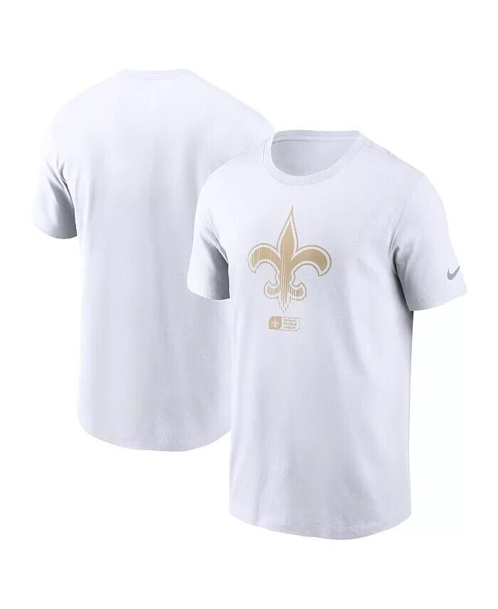 

Мужская белая футболка New Orleans Saints Faded Essential Nike