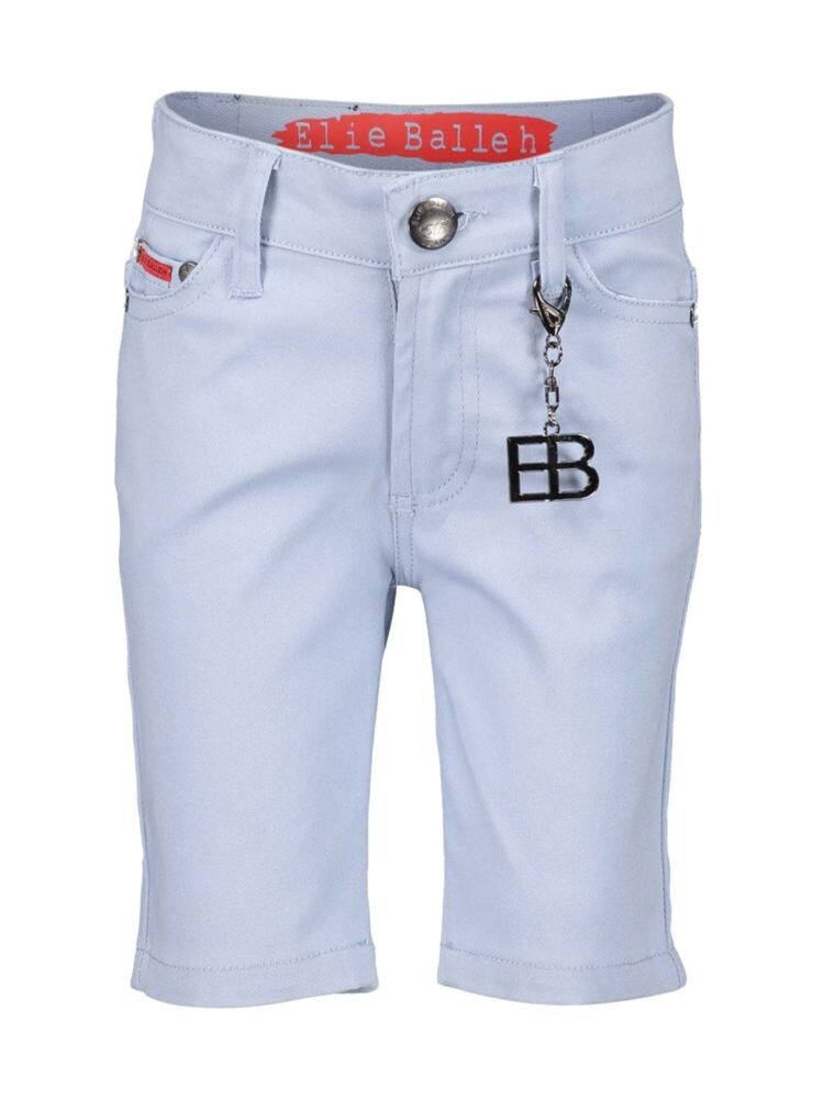 

Джинсовые шорты с эффектом потертости Elie Balleh, цвет Baby Blue