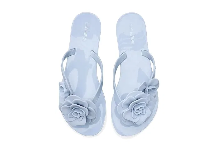 Сандалии с цветочным декором Harmonic Petals Mini Melissa, Light Blue — фото 3