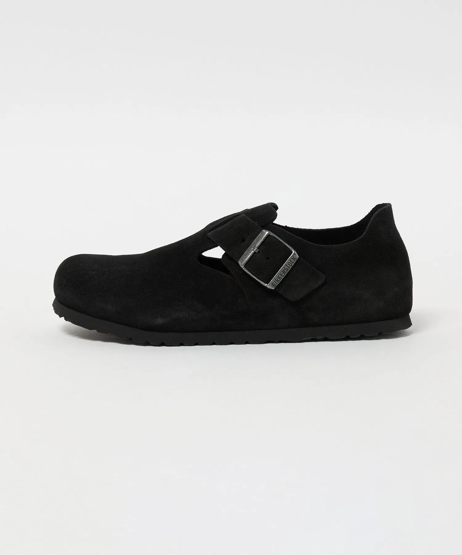 Мужские кожаные клоги BIRKENSTOCK London чёрные