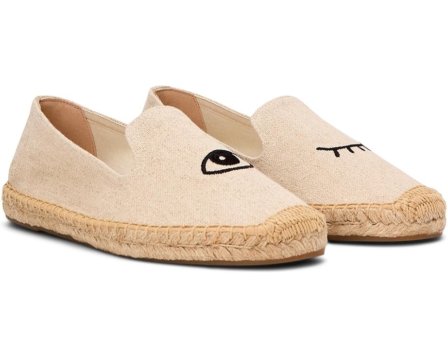 

Туфли на плоской подошве Soludos Smoking Slipper Espadrille, цвет Natural Undyed 1