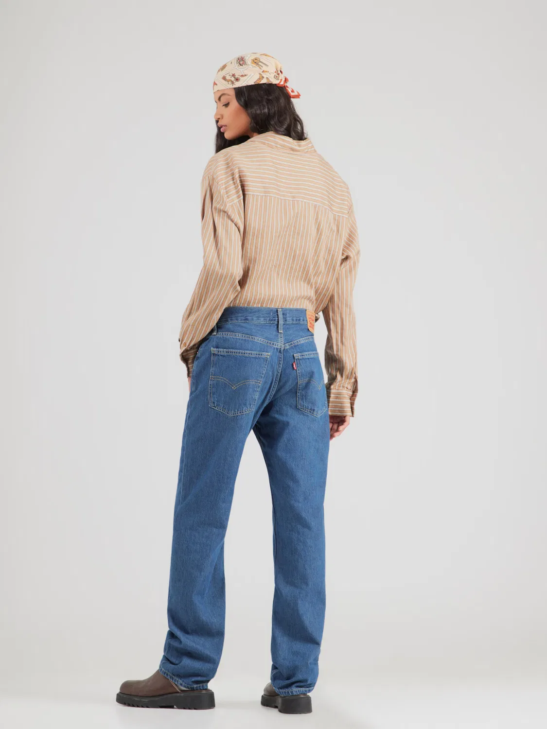 Джинсы свободного кроя Levi'S , Blue Denim — фото 3