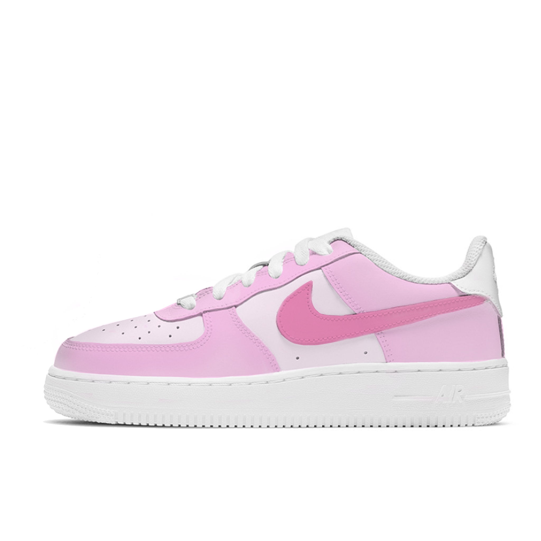 

Кроссовки Air Force 1 с низким верхом, устойчивые к истиранию, для скейтбординга, для детей и подростков Nike, розовый/фиолетовый