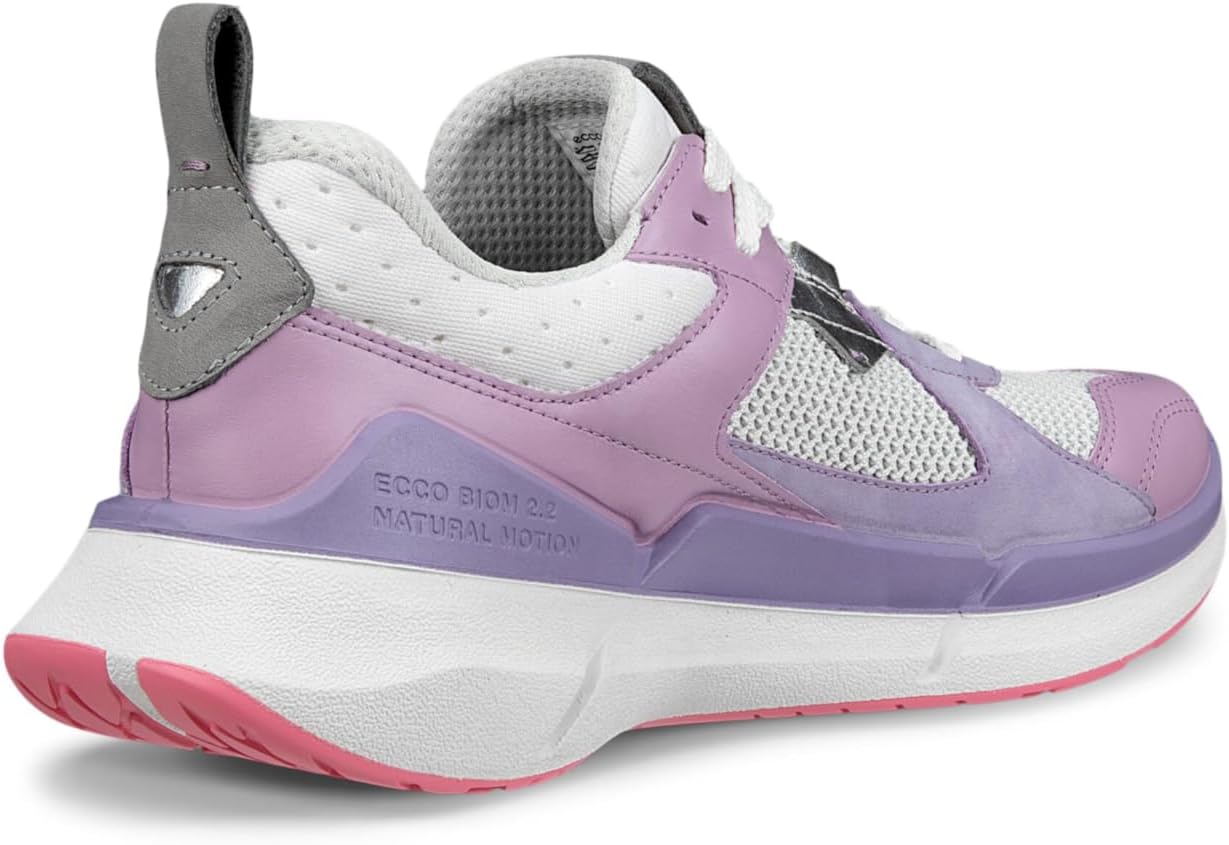 Кроссовки ECCO Womens Biom 2.2 Sport, белый/фиолетовый/лавандовый/светло-фиолетовый — фото 3