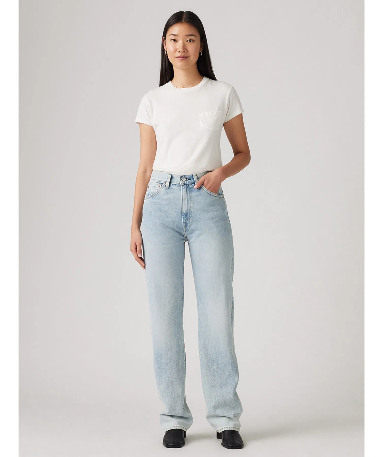 Levi's/Levi's LEVI'S(R) Винтажная одежда 1950-х годов, джинсы 701, светло-индиговый цвет — фото 2