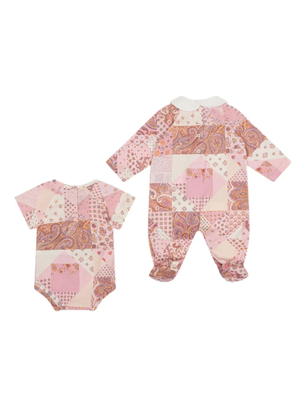 Комплект для новорожденного из хлопка ETRO KIDS, розовый — фото 2