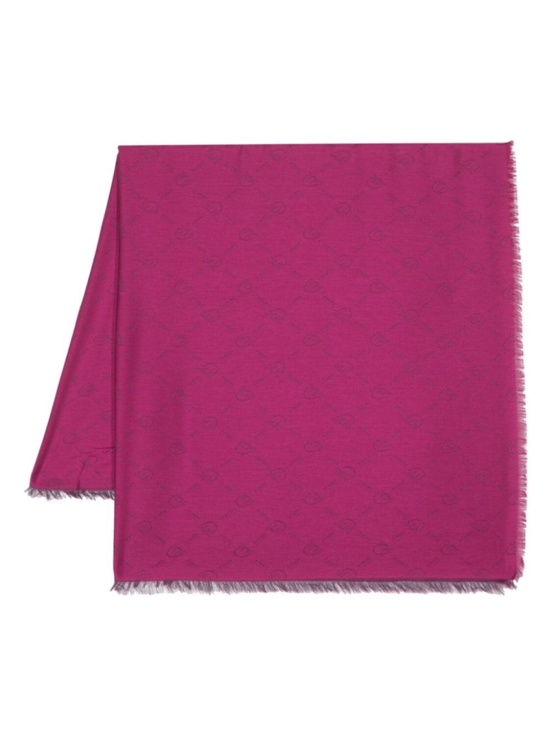 

PINKO шарф с бахромой, розовый