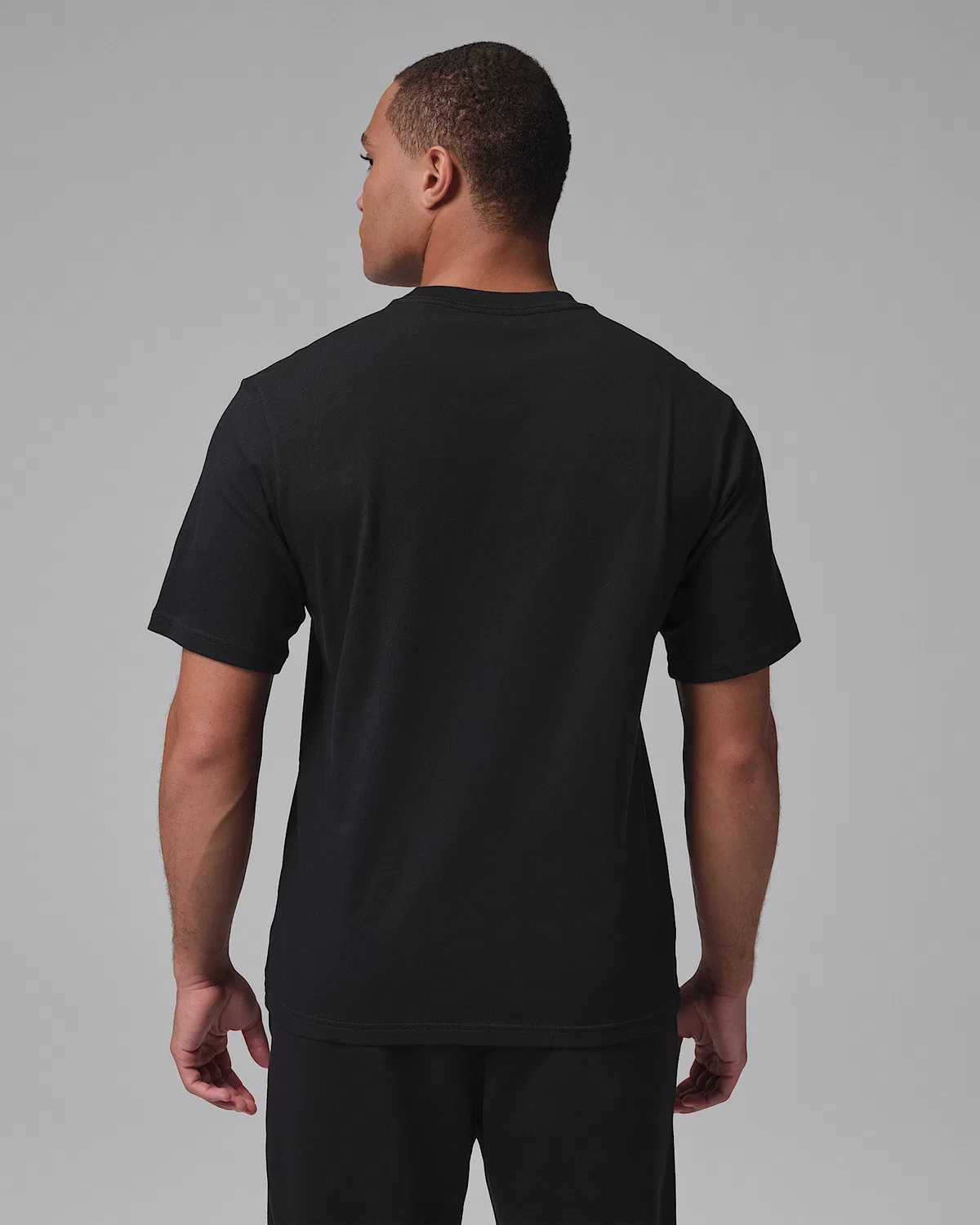 Мужская футболка Dri-FIT Jordan Sport, Black/Infrared 23/White — фото 2