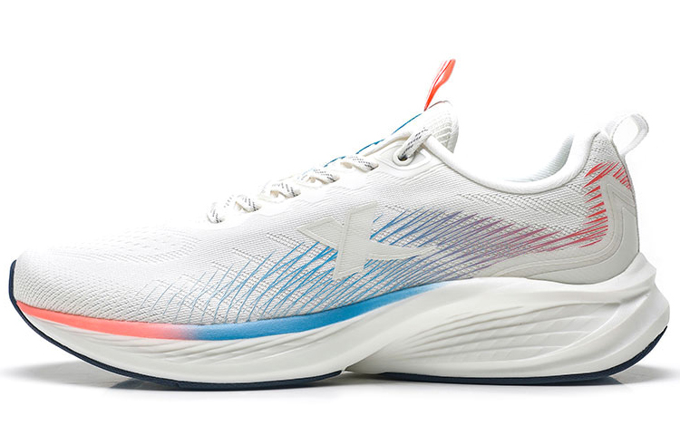 

Амортизирующие легкие низкие кроссовки мужские бело-голубые XTEP, Sail White/Carolina Blue