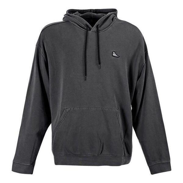 

Толстовка go-to chuck taylor sneaker patch loose fit hoodie 'black' Converse, черный
