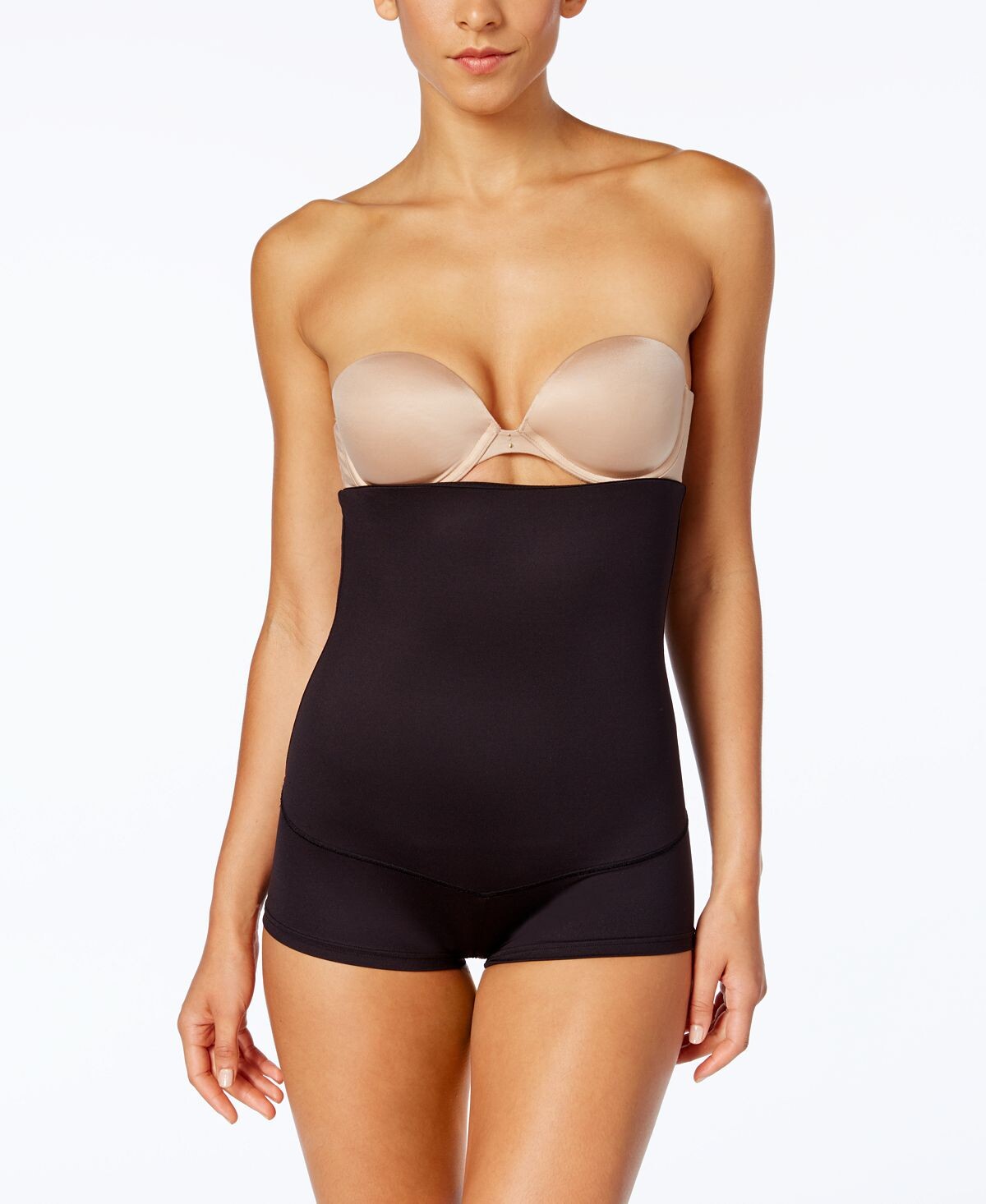 

Женские шорты для мальчиков с высокой талией, без жира, 2107 Maidenform, черный