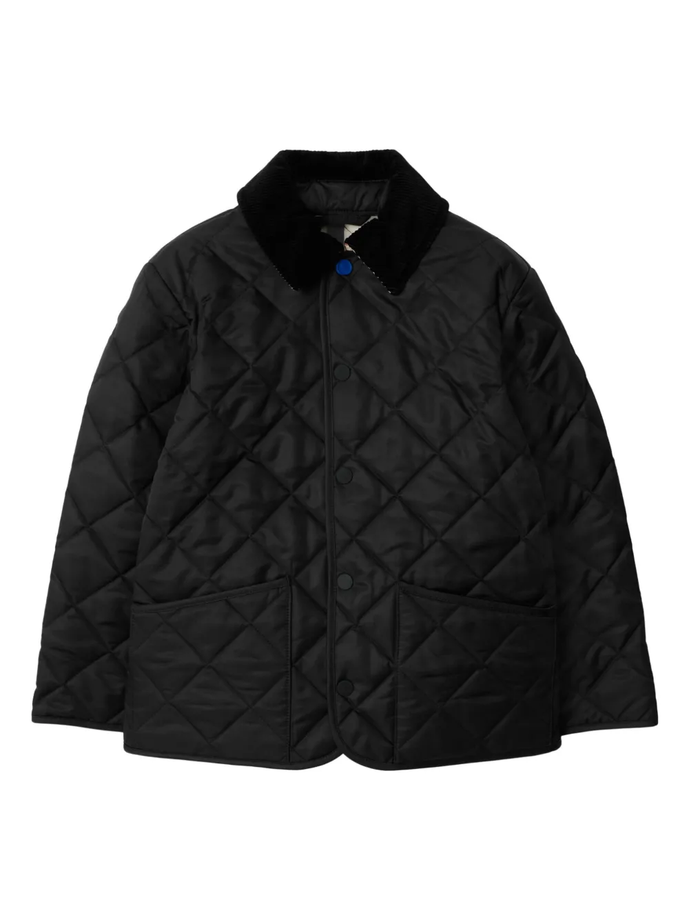 

Стеганая куртка BURBERRY KIDS, черный