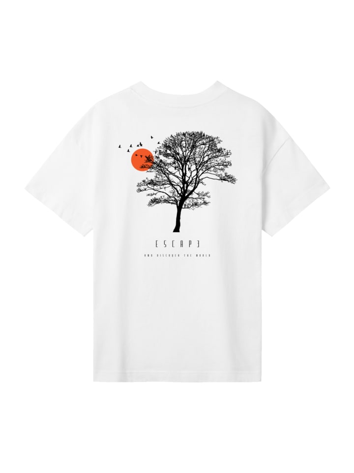 

Футболка большого размера Escape Discover the World Tree Birds в оттенке белого F4NT4STIC, Белый, Футболка большого размера Escape Discover the World Tree Birds в оттенке белого F4NT4STIC