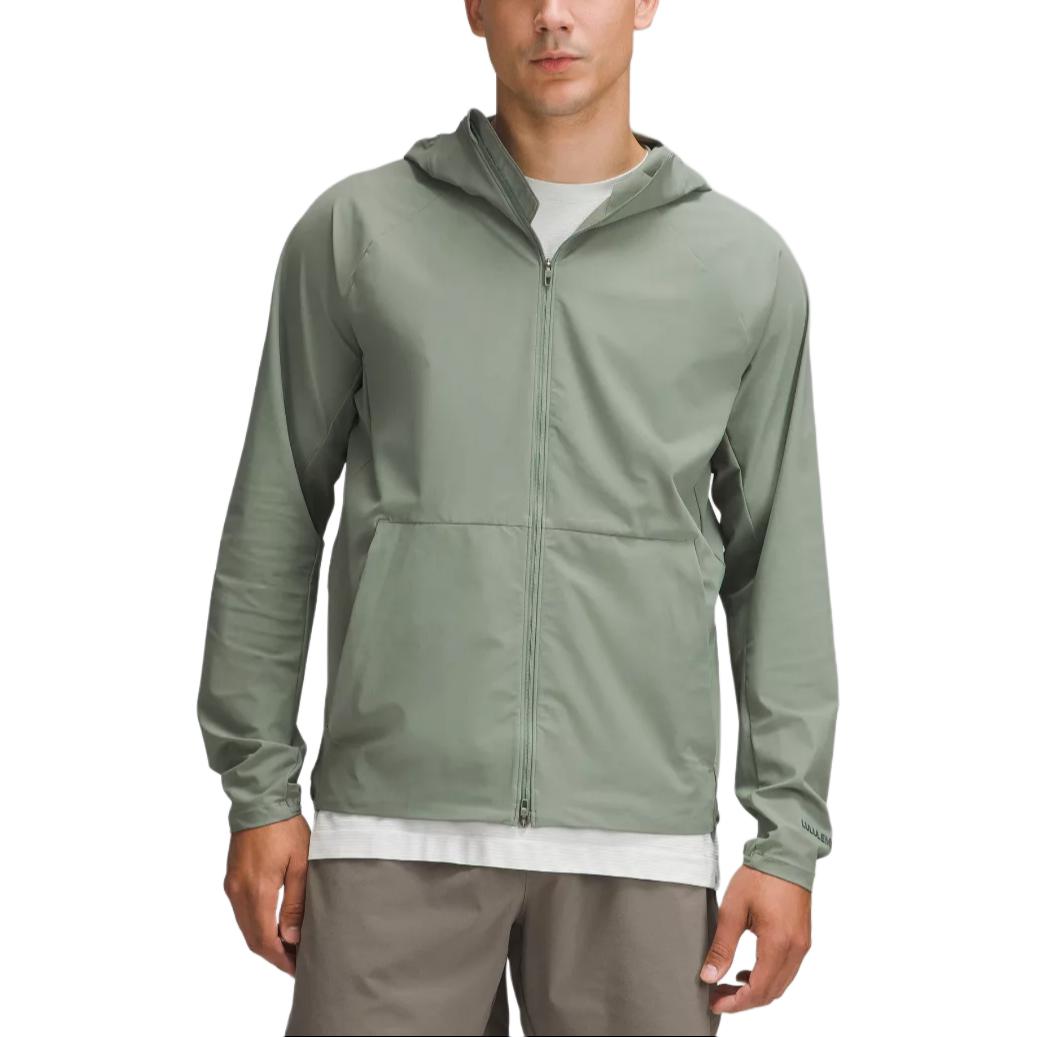 

Lululemon Куртка спортивная худи с длинным рукавом, Gray Eucalyptus/Grey Eucalyptus